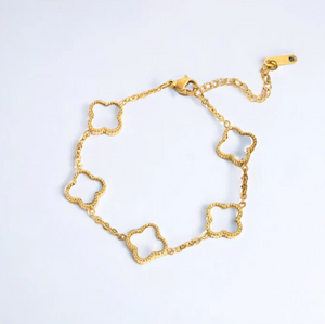 CloverGlow™ Gold-Plated Bracelet