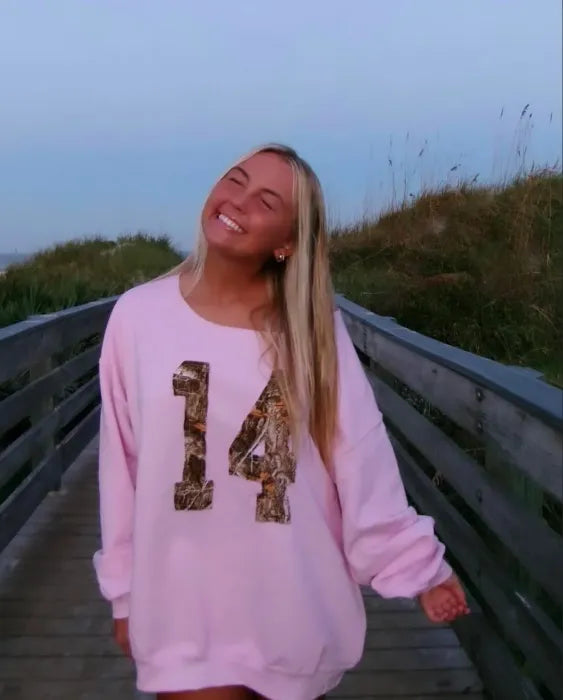 "14" Camo Crewneck