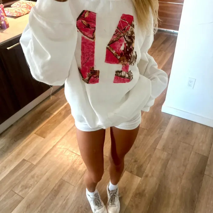 "14" Camo Crewneck