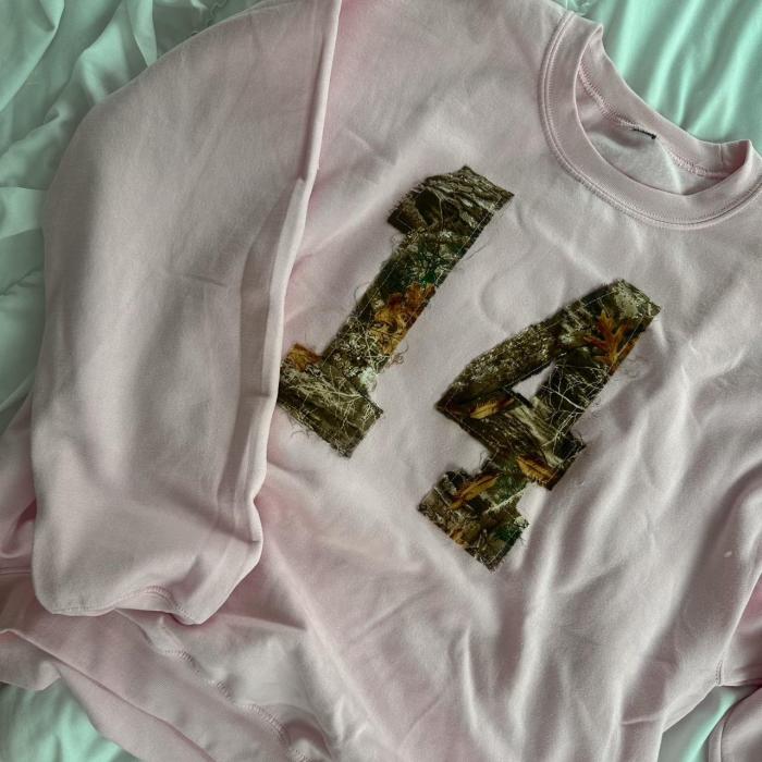 "14" Camo Crewneck
